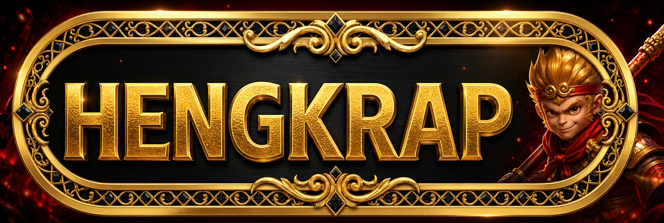 แบนเนอร์ HENGKRAP ทางเข้าเล่นล่าสุดและวิธีตรวจเว็บจริง โทนแดงดำ